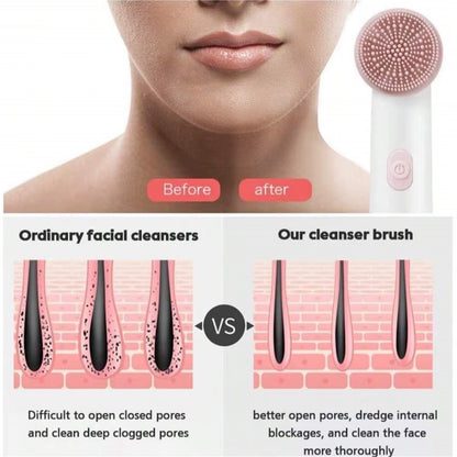 Face Beauty Electric Facial Cleaning Brush Facial Exfoliator