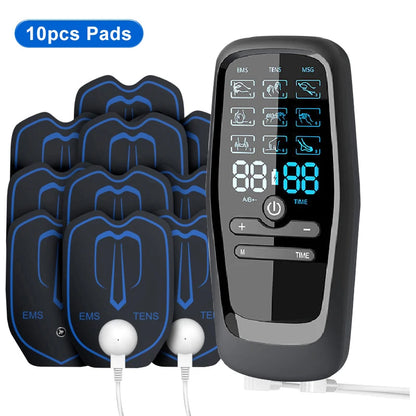 Physiotherapy Tens Muscle Stimulator Electric EMS Acupuncture Body Massage 