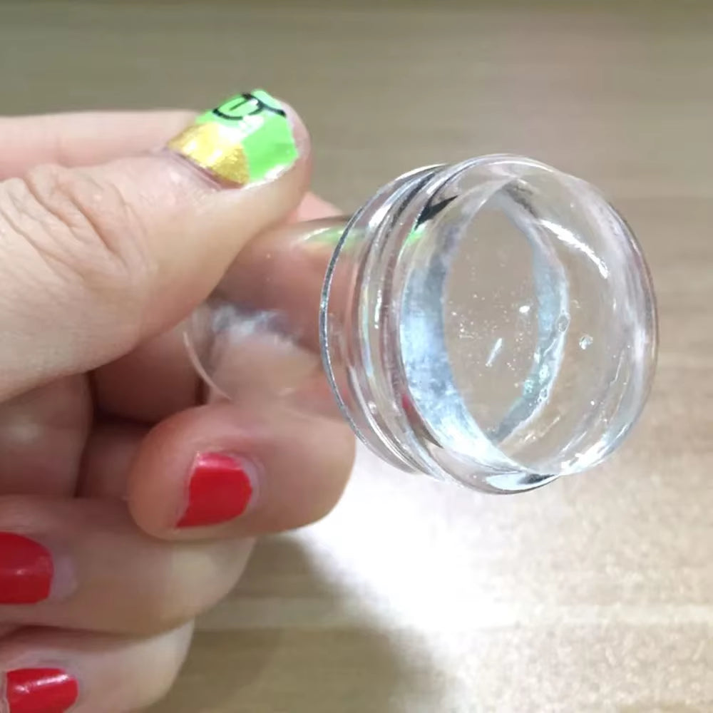 Transparent Silicone Nail Art 